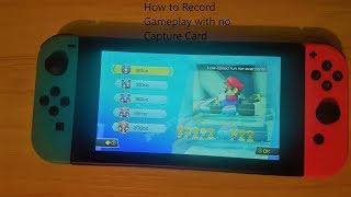 How to record nintendo switch gameplay without capture card