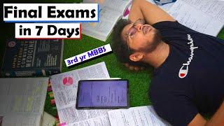 100 Hours of studying - One Week before 3rd yr MBBS Final Exams | Exam Saga Ep.1 S03 | Anuj Pachhel