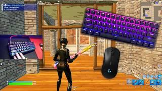 Steelseries Apex Pro MiniKeyboard & Mouse Sounds ASMRChill Fortnite Gameplay