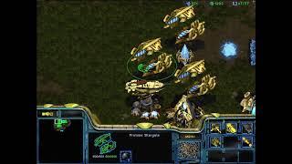 StarCraft: Brood War - 1 Protoss vs 7 random computers ( 1 vs 7 ) - Big Game Hunters