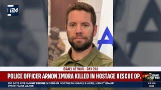 Arnon Zamora: Israel honors heroic police office killed during hostage rescue mission