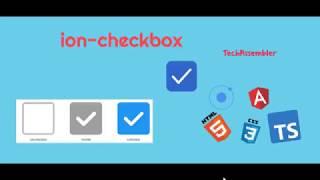 Ionic 5 - 11 Ion - checkbox