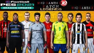 ️PES 2021 Patch Legends Mod Games X v10 Free