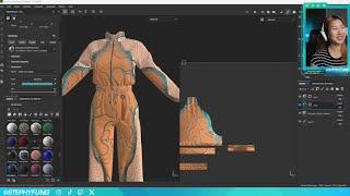 DESIGN WITH ME: Texturing Digital Fashion in Substance Painter