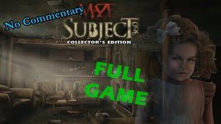 Maze 1: Subject 360 CE (2024) Full Game Walkthrough No Commentary with Bonus Chapter