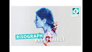 Pixlr E Risograph Print Effect Tutorial in Pixlr E
