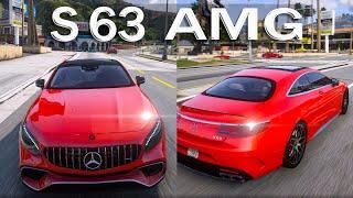 GTA 5 Mercedes Benz S63 AMG Coupe [Add-on] + Realistic Engine Sound Mod Showcase on RTX™ 3090