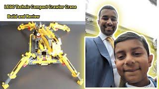 Lego Compact Crawler Crane: Timelapse build and Review