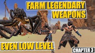 Fastest Way To Farm Legendary Weapons Even Low Level In Conan Exiles - Age Of War Tips & Tricks