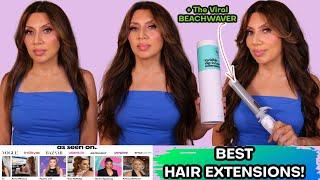 Ultimate Hair Transformation: Irresistible Me Hair Extensions & Beachwaver Wand