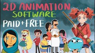 2D Animation Software (PAID AND FREE)