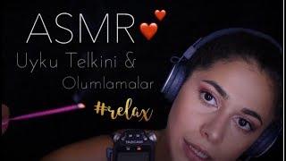 TÜRKÇE ASMR / RAHATLATICI UYKU TELKİNİ / RELAXING SOUNDS FOR SLEEP