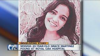 20-year-old Grace Martinez, missing after Movement party, found at Beaumont Hospital