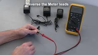 How to Check the Polarity of an AC to DC Adapter.