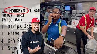 Chick-fil-A Employee CALLS  Black Customer a Monkey?