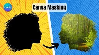 Masking Effect: Create Stunning Silhouette Images | Canva Tutorial for Beginners | Canva FAQ #2 🪄