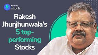 Rakesh Jhunjhunwala’s 5 top performing Stocks | Rakesh Jhunjhunwala’s Portfolio