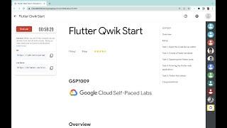 Flutter Qwik Start || #qwiklabs ||  #CloudwaliDiwali || #gsp1009