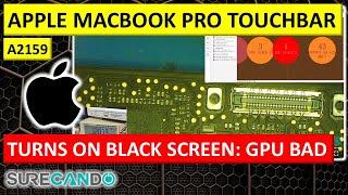 MacBook Pro A2159 No Display Fix - Hidden GPU Channel Fault Investigation & Diagnosis