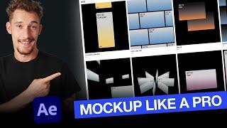 Advanced Mockup Tutorial for Pro Designers | After Effects & ena supply