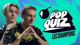 Name Every LEC Champion | LEC Pop Quiz | 2023 Winter