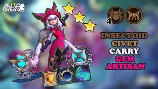 DUPLICATES, DIES, SPAWNS INSECTINSECTOID CIVET CARRY GEM ARTISAN⭐⭐⭐!!! - Auto Chess Mobile