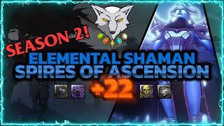 DUMPSTERING KIDS in Spires aged 7-12 | Spires of Ascension +22 | Elemental Shaman PoV