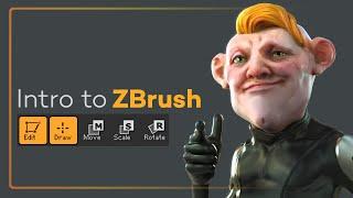 Intro to ZBrush 001 - Tools, Canvas, and Edit Mode - everything you need to get going in 3D!!