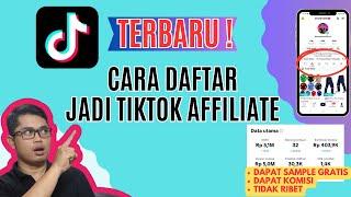 Cara Daftar TIKTOK AFFILIATE Terbaru | Tanpa Minimal Folowers Langsung Diterima Dan Dapat Komisi