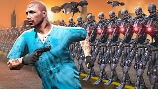 1 VS 100 TERMINATORS Manhunt in GTA 5 RP!