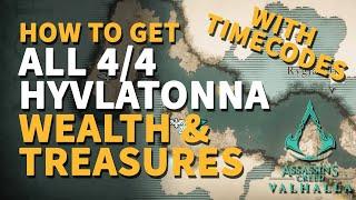 All Hyvlatonna Wealth & Treasure Chests Assassin's Creed Valhalla Locations