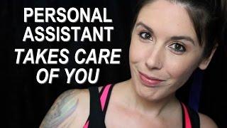 ASMR Ear Cleaning, Massage & Pampering Personal Attention Personal Assistant Role Play (3Dio)