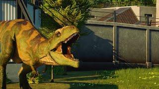 When Giganotosaurus Attacks Baryonyx - Jurassic World Evolution 2