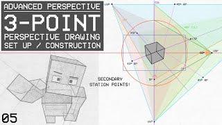 Three Point Perspective Set Up / Tilting The Camera - Advanced Perspective 05