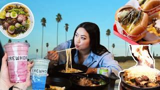 EVERYTHING I ATE IN LA | udon, kbbq, street food, and the BEST tacos EVER!