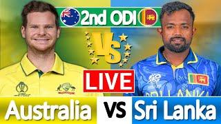 Sri Lanka vs Australia LIVE SCORE | LIVE CRICKET MATCH TODAY | SL vs AUS LIVE 2nd ODI |