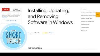 Installing, Updating, and Removing Software in Windows || #qwiklabs  #coursera [With Explanation️]