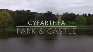 Drone Views Over Cyfarthfa Castle & Park