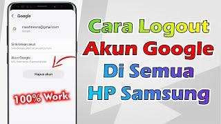 Cara Logout Akun Google Di HP Samsung