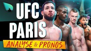 UFC Paris - ANALYSE ET PRONOSTICS DE TOUTE LA CARTE