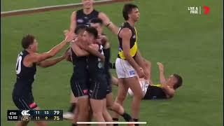 ZAC FISHER CREATES A SEA OF LIMBS!!!! Carlton vs Richmond round 1 2022