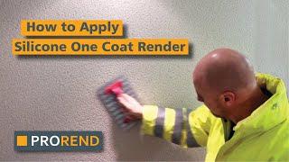 How To Apply Silicone One Coat Render