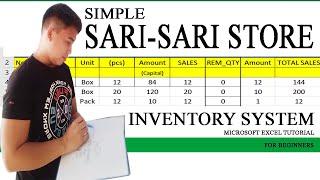 SARI-SARI STORE INVENTORY SYSTEM USING MICROSOFT EXCEL