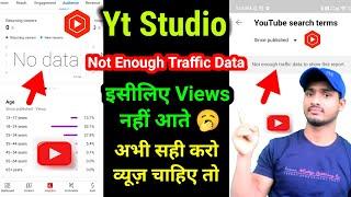 Not Enough Traffic Data To Show This Report Problem | Not Enough Traffic Data To Show This Report Yt