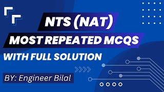 NTS NAT Past Papers with Answers I NTS NAT Test Preparation 2023 I NTS NAT Test I NTS Past Papers