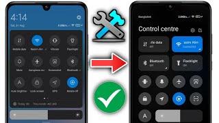 HyperOS control center para Redmi 13C Habilitar agora || alterar novo centro de controle Redmi 13C