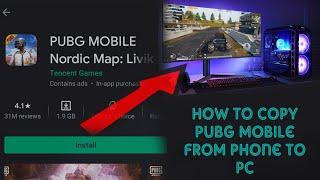 Copy PUBG Mobile to PC(Gameloop)  l| How To Import PUBG MOBILE APK And OBB File In Gameloop