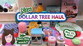 Awesome DOLLAR TREE Haul and Product Test!!  May 23, 2024!