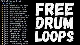 Drum LOOPS - DRUM Samples - FREE Drum LOOPS - Royalty Free || By cymatics