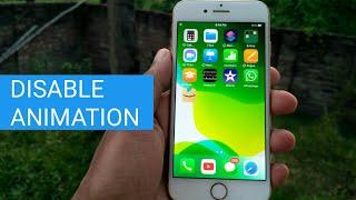 How to Disable Animation in Any iphone | Reduce Motion on iphone